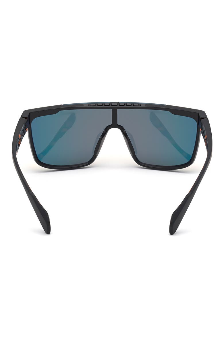 Shield Sunglasses, Alternate, color, MATTE BLACK / BROWN MIRROR