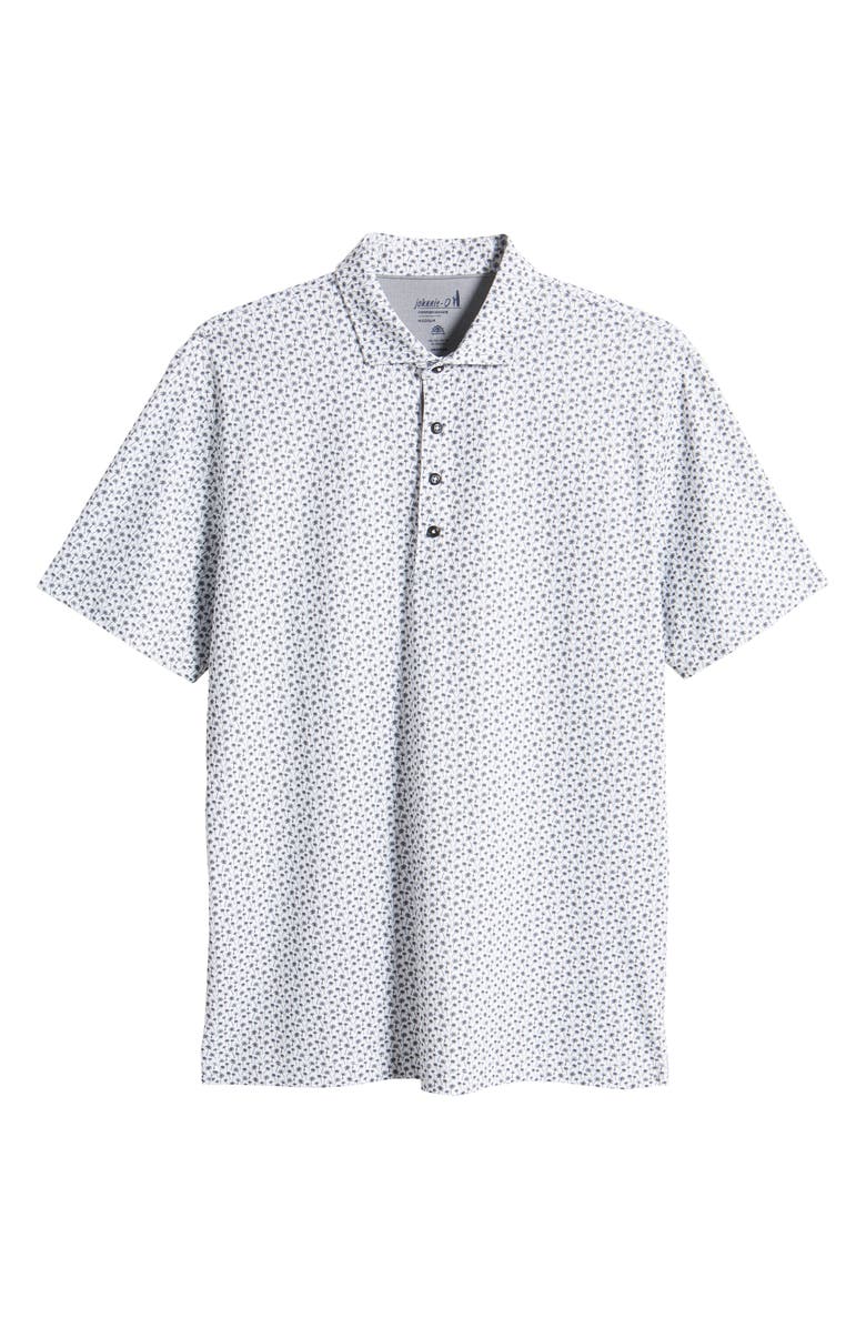 johnnie-O Kailua Palm Tree Print Piqué Performance Golf Polo, Alternate, color, 