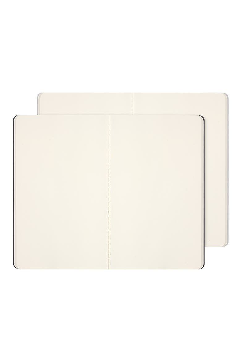 Set of 2 Large Cahier Journals, Alternate, color, BLACK AND GRAY