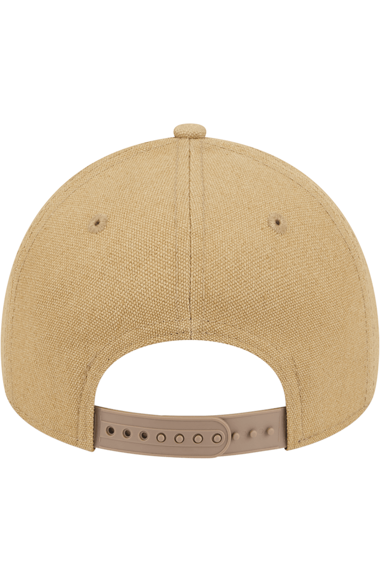 New Era Men's New Era Khaki San Francisco Giants Logo Essentials 9FORTY A-Frame Adjustable Hat, Alternate, color, 