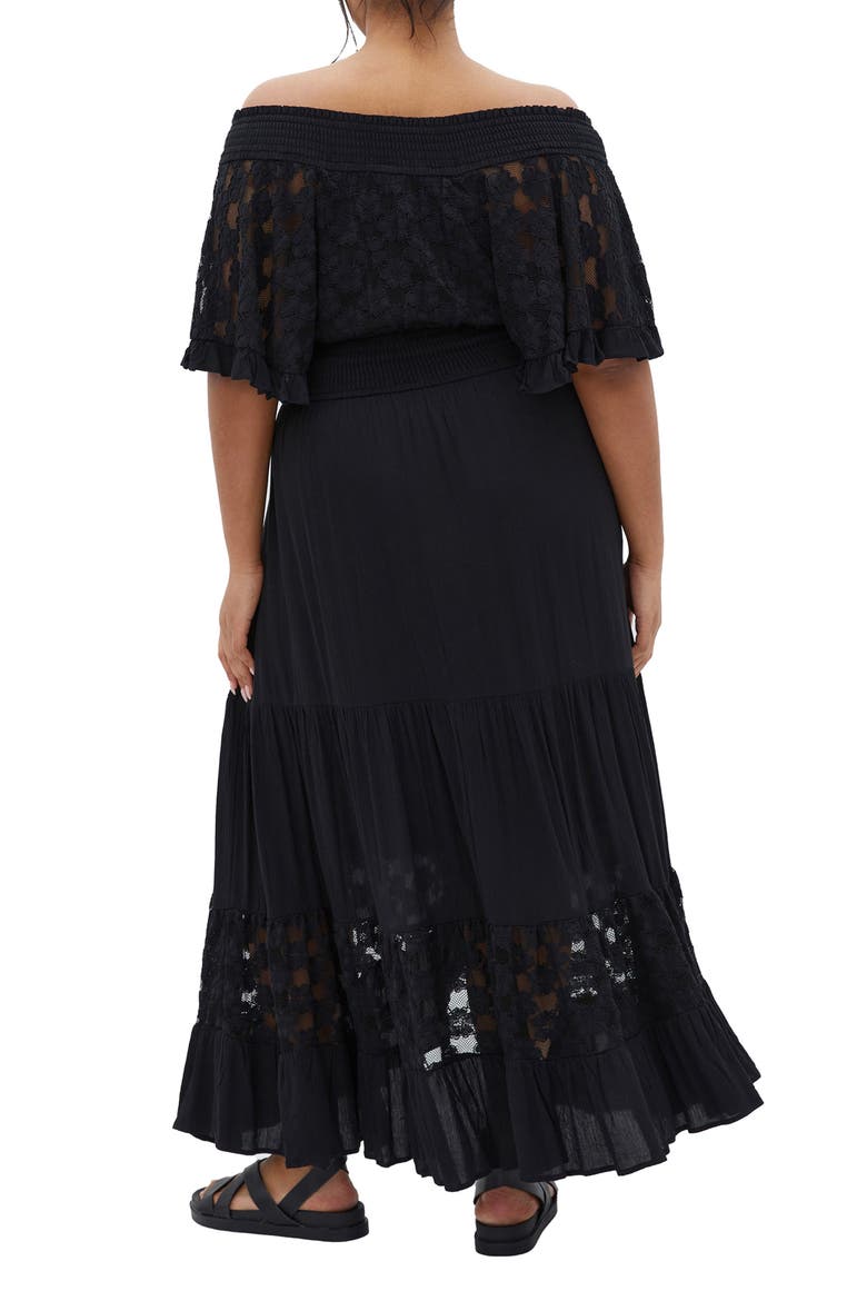 Spellbound Off the Shoulder Lace Maxi Dress (Women) | Nordstrom
