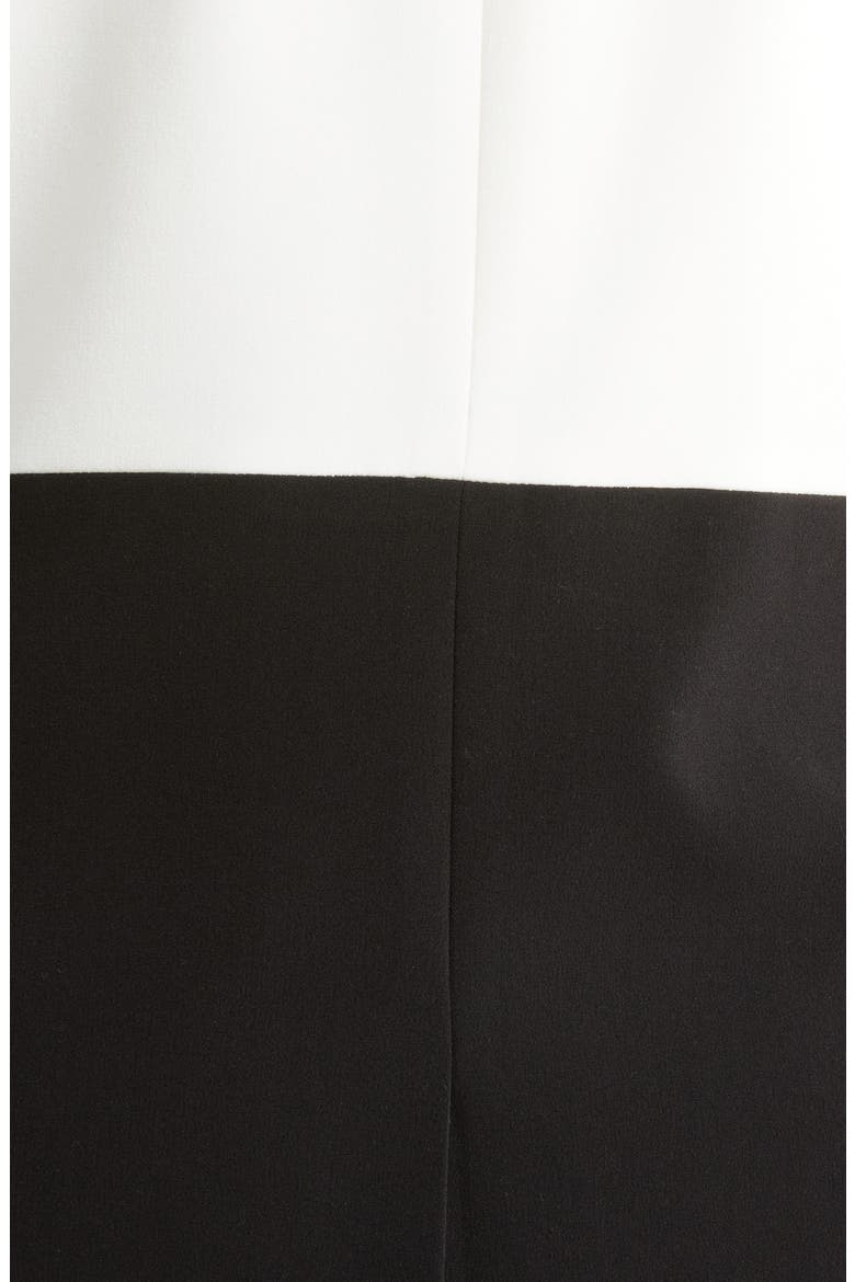 Colorblock Blazer, Alternate, color, WHITE BLACK