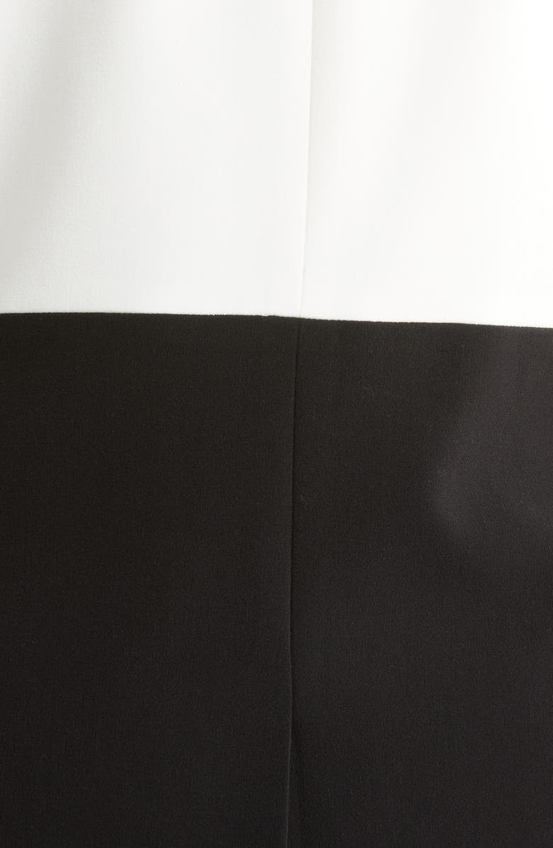 Tahari ASL Colorblock Blazer, Alternate, color, White Black