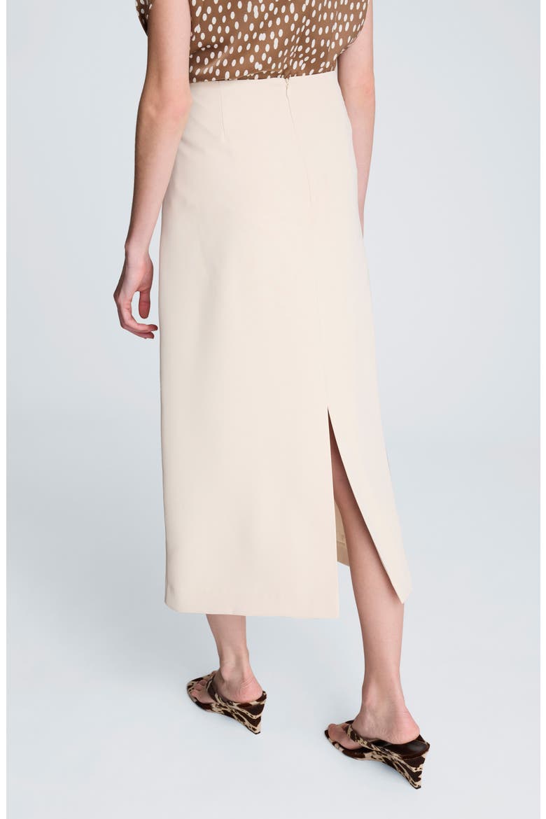 Slit Midi Skirt, Alternate, color, OYSTER