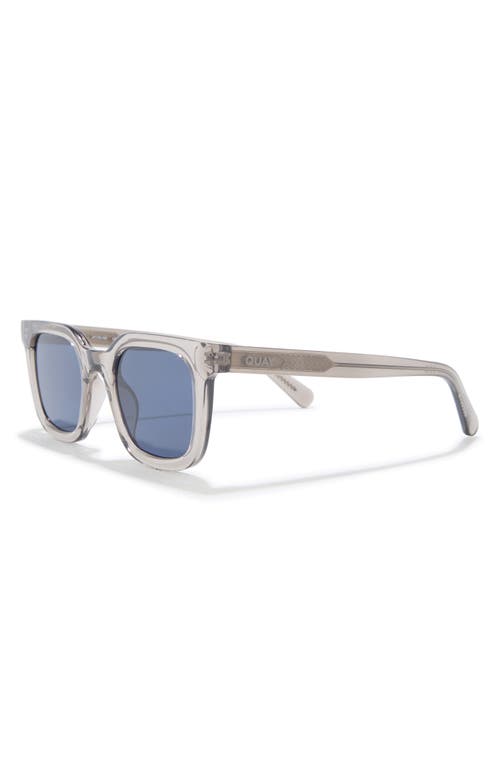 Quay Game Over 49mm Square Sunglasses In Gray
