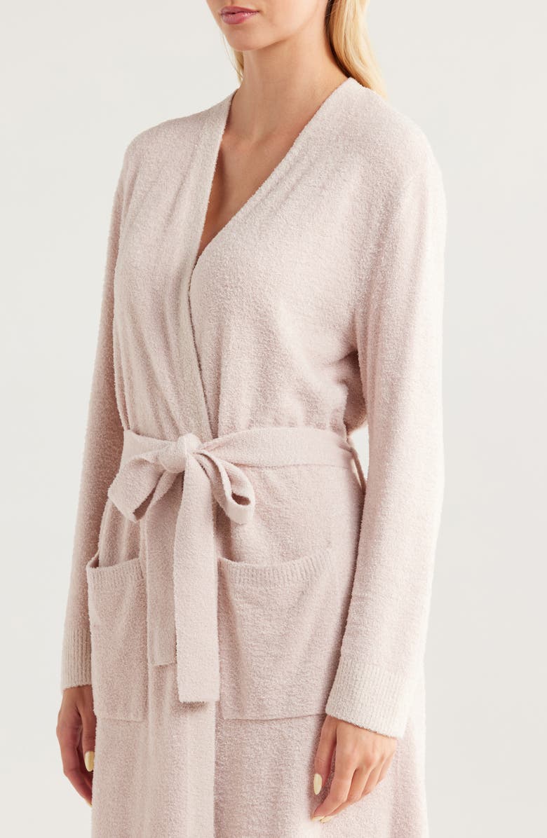 Barefoot Dreams<sup>®</sup> CozyChic Lite<sup>®</sup> Tonal Contrast Robe, Alternate, color, Barely Pink/ Shell
