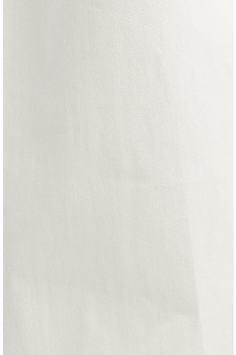 Elbow Sleeve Stretch Cotton Shirtdress, Alternate, color, WHITE DOVE
