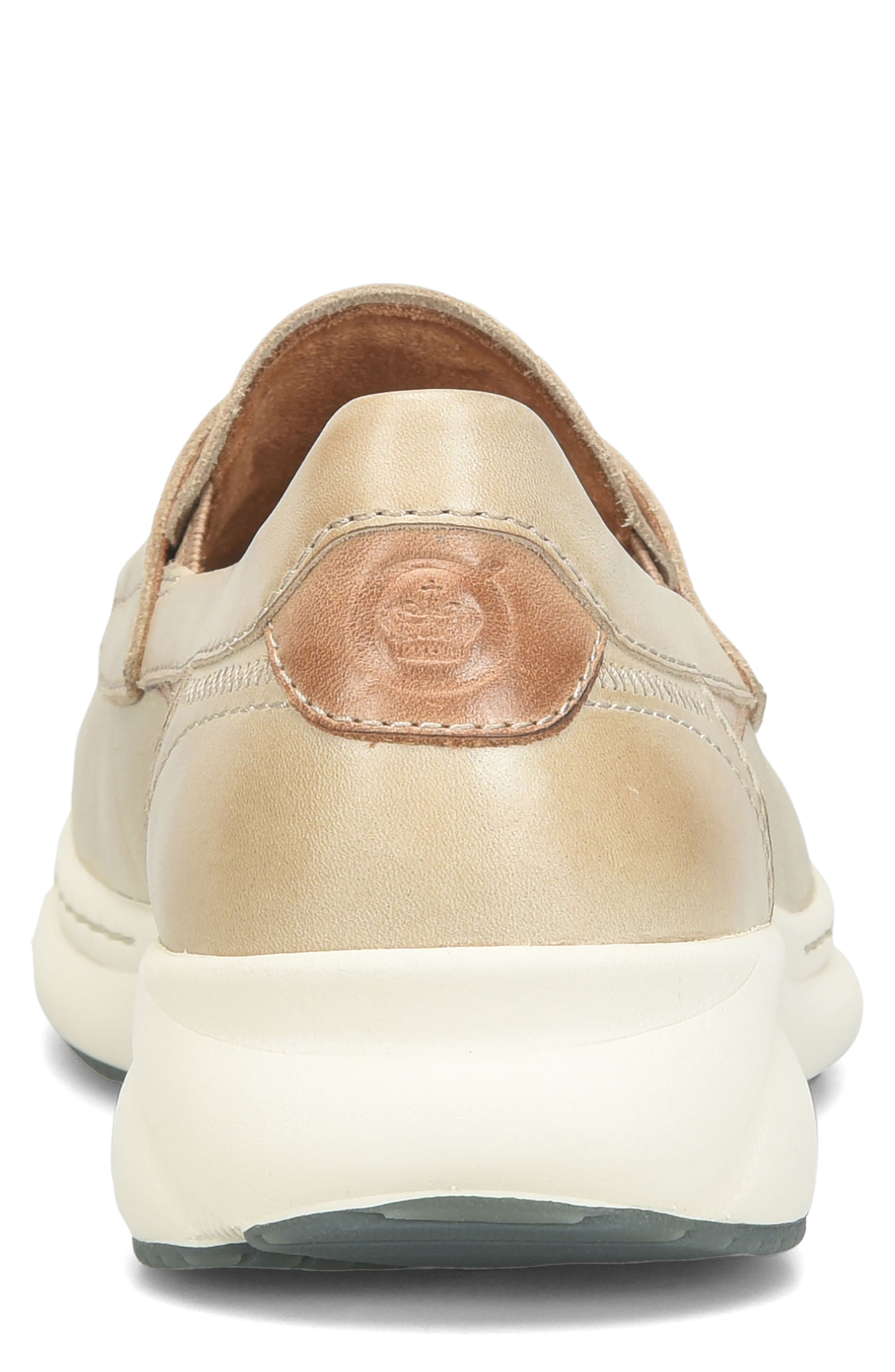 Davis Hybrid Penny Loafer, Alternate, color, CREAM LEATHER