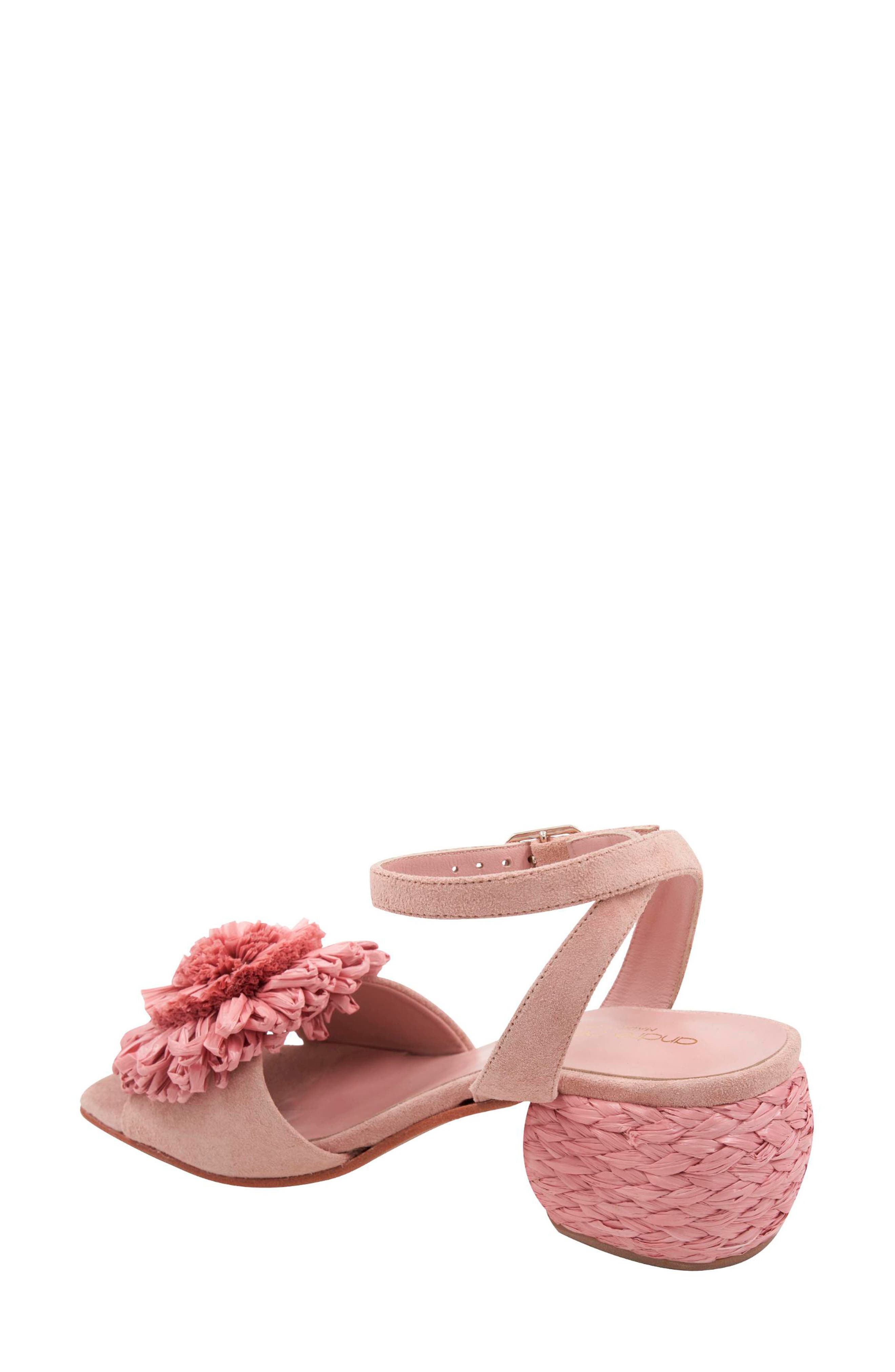 André Assous Reena Ankle Strap Sandal, Alternate, color, Blush