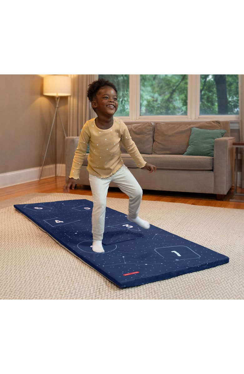 Radio Flyer Tent to Tumble Play Mat, Alternate, color, Green Blue