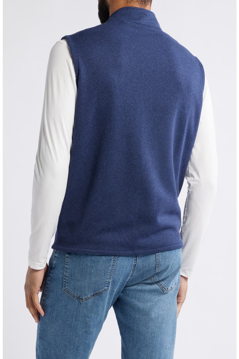 Crown Fleece Sweater Vest, Alternate, color, NAVY