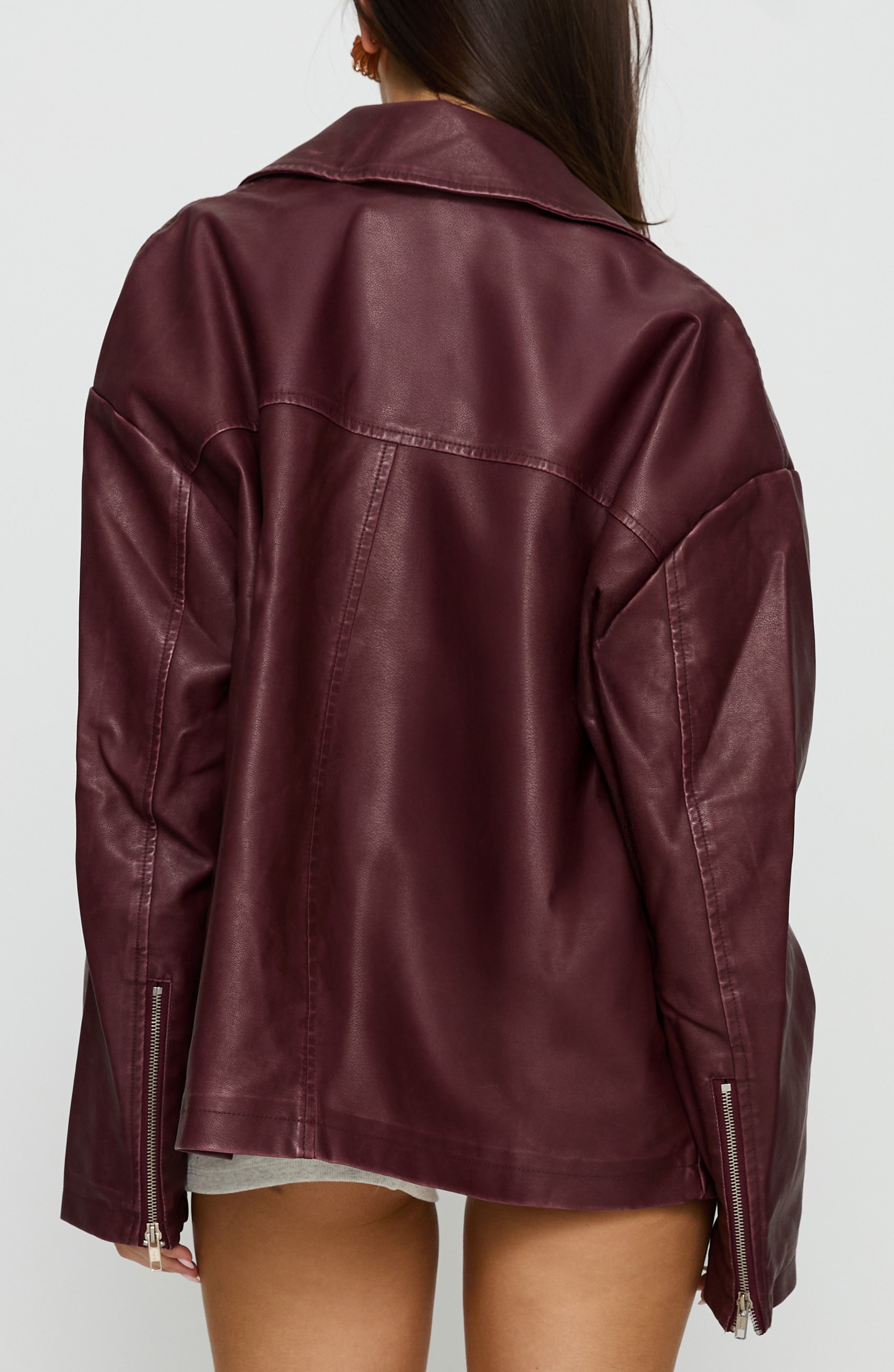 Napolean Faux Leather Jacket - image 2
