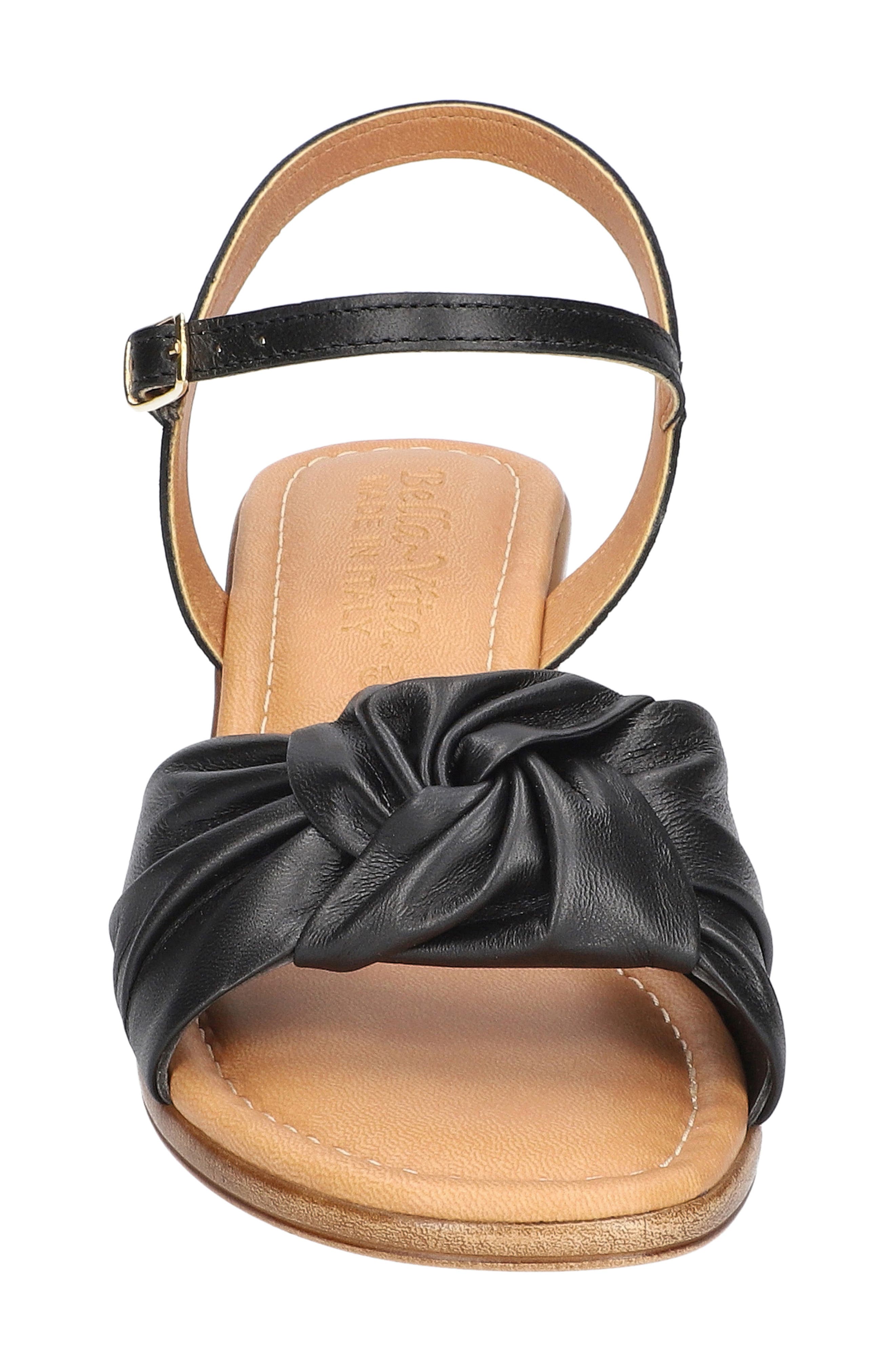 Bella Vita Ave-Italy Ankle Strap Sandal, Alternate, color, Black Italian Leather