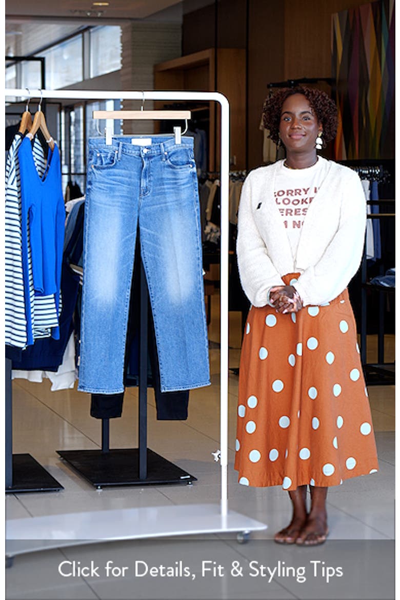 Lil Kick It High Waist Straight Leg Jeans video