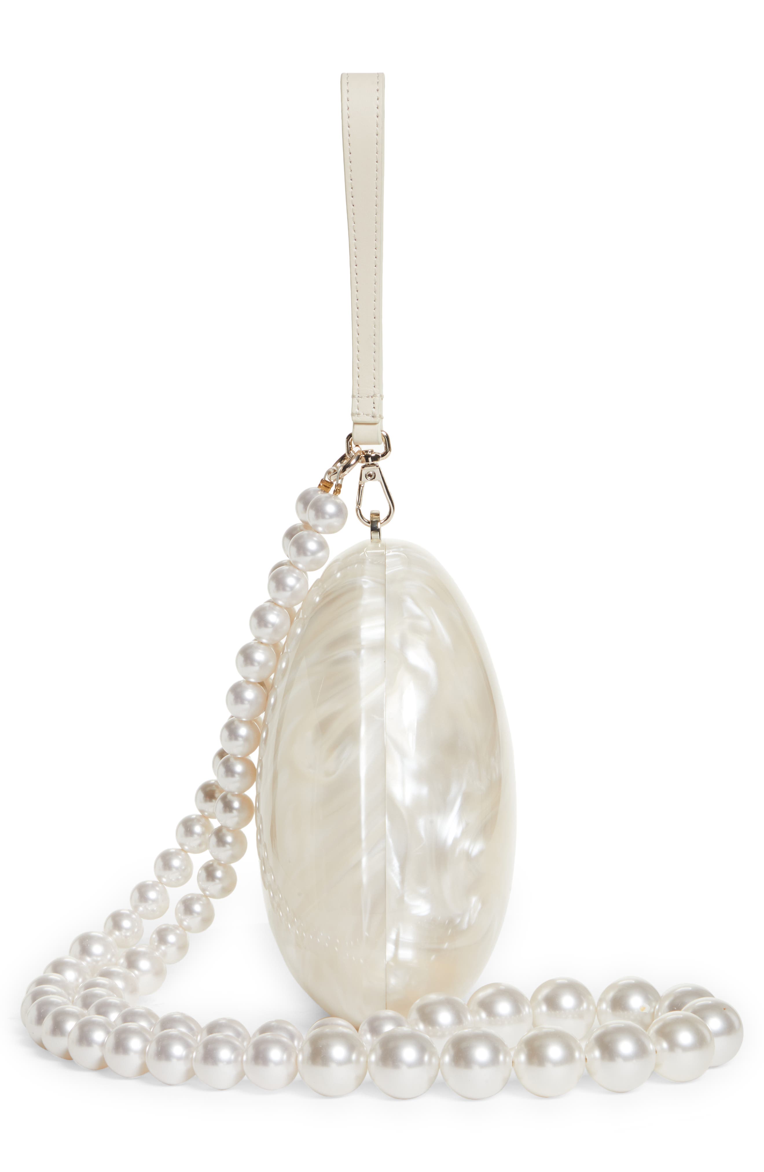 Simone Rocha Medium Heart Perspex Acrylic Minaudire, Alternate, color, 