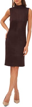Halogen® Mock Neck Sleeveless Dress