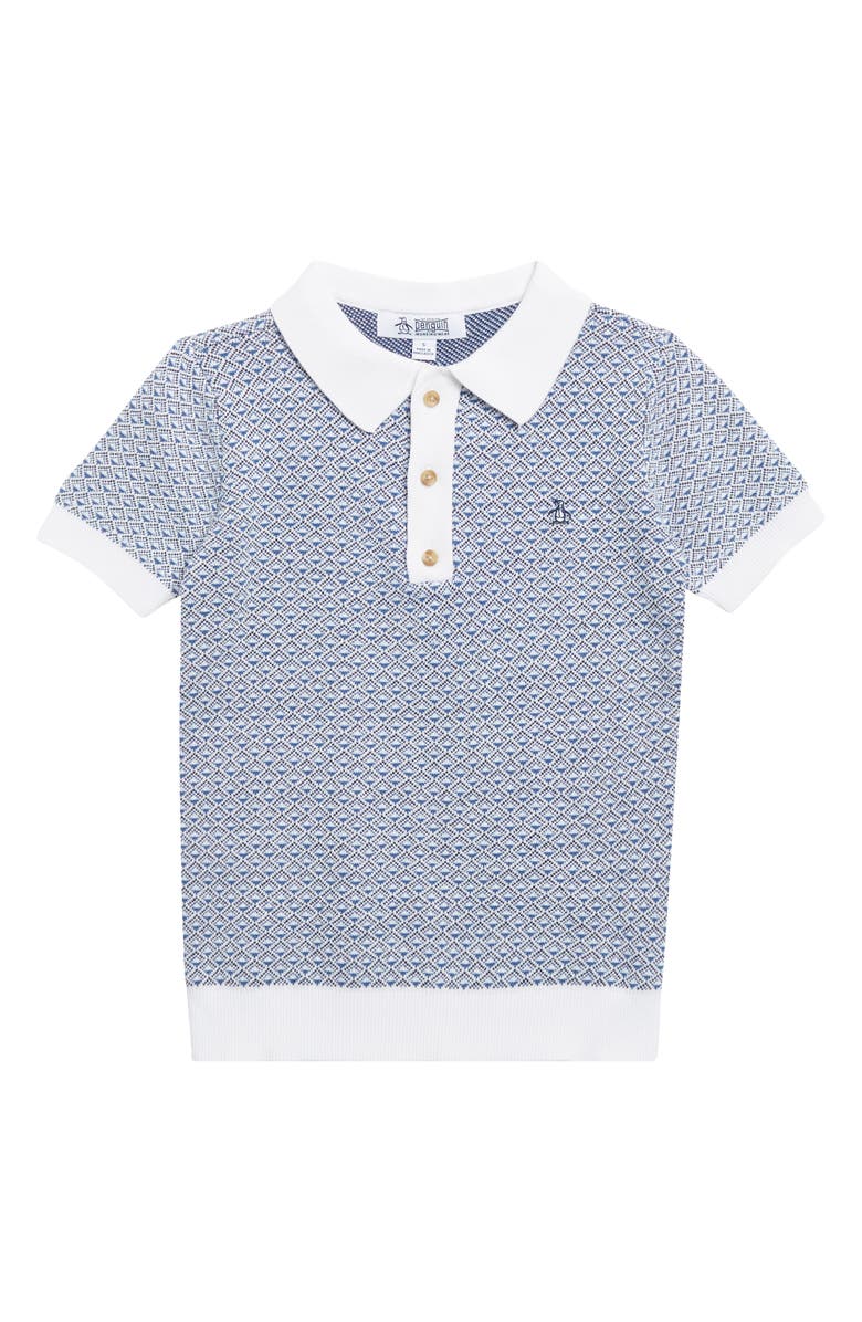Original Penguin Kids' Cotton Sweater Polo, Main, color, 