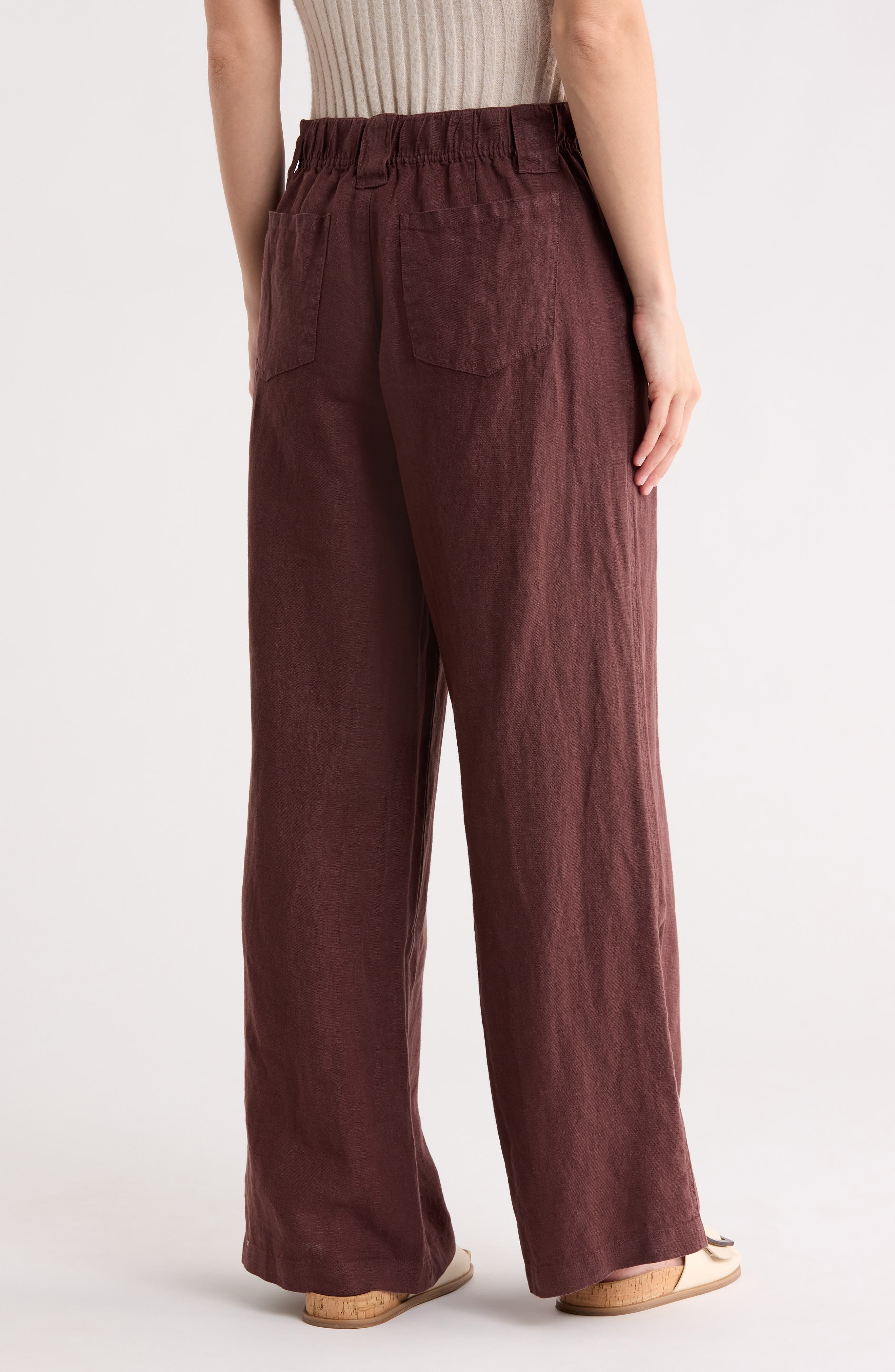 Arden Relaxed Fit Linen Pants - image 2