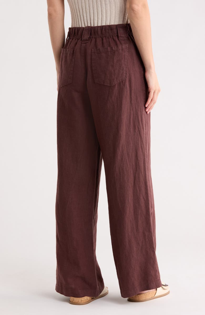 Sanctuary Arden Relaxed Fit Linen Pants, Alternate, color,
