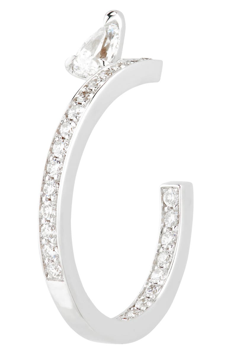 REPOSSI Serti Sur Vide Diamond Single Earring, Alternate, color, White Gold