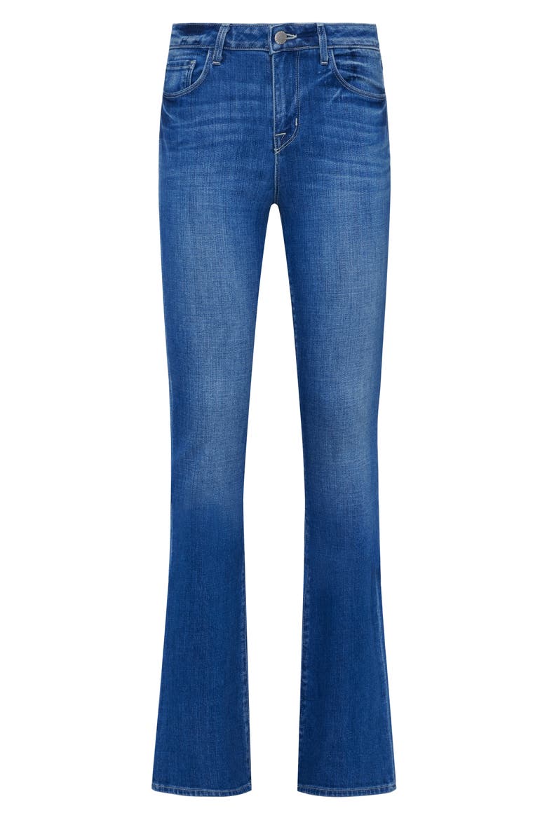 Selma High Waist Sleek Baby Bootcut Jeans, Alternate, color, BORDELLO