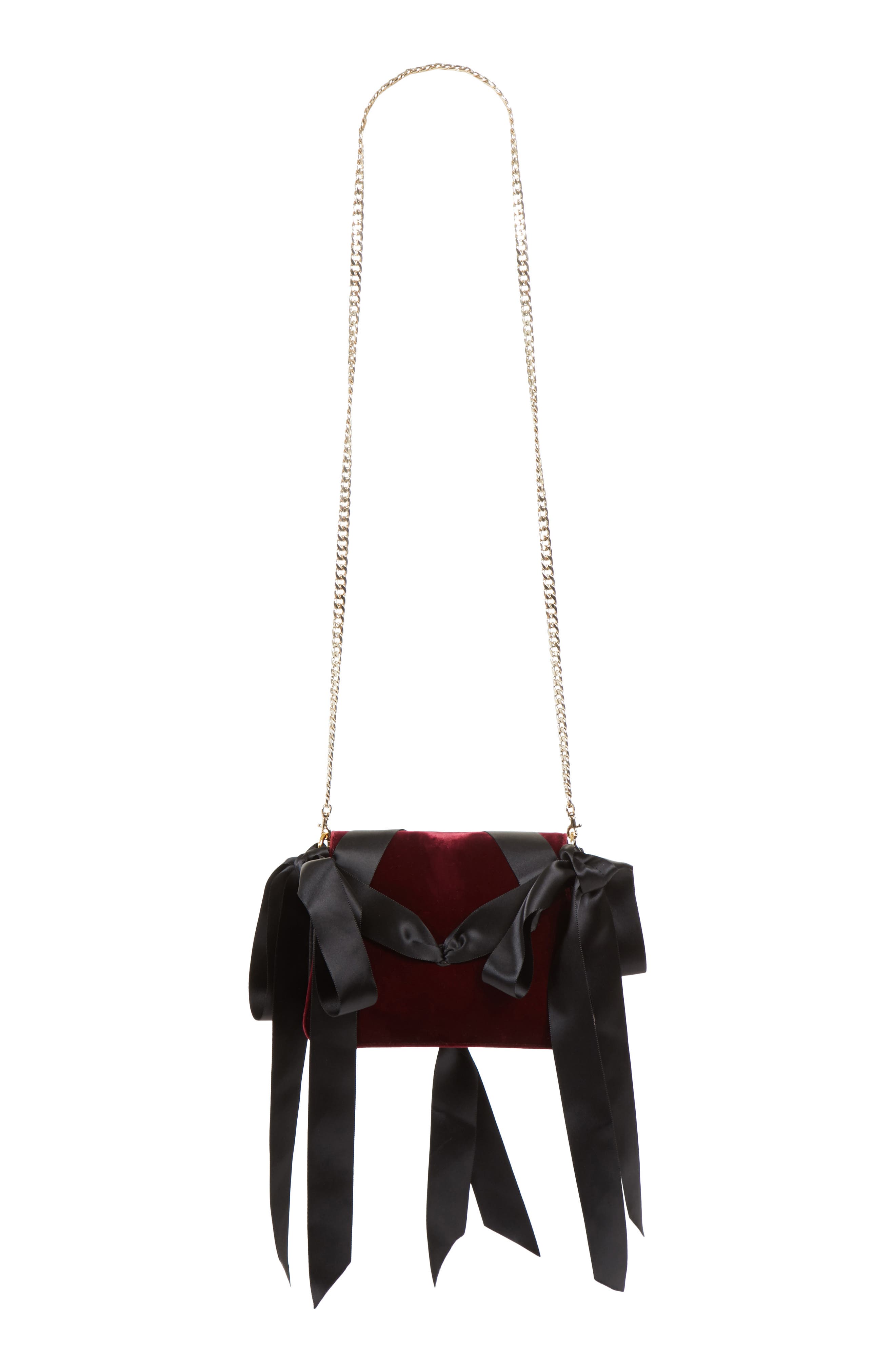 JW Anderson J.W.ANDERSON Mini Pierce Velvet Bag, Alternate, color, 