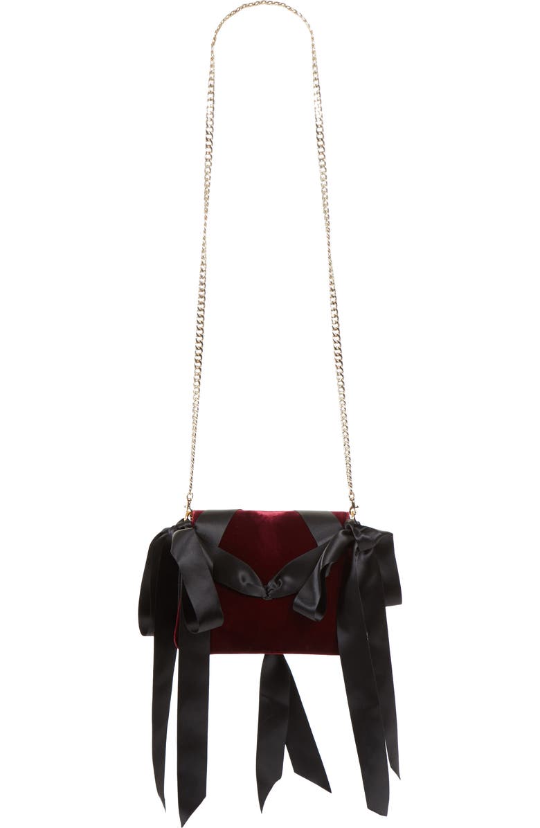 JW Anderson J.W.ANDERSON Mini Pierce Velvet Bag, Alternate, color,