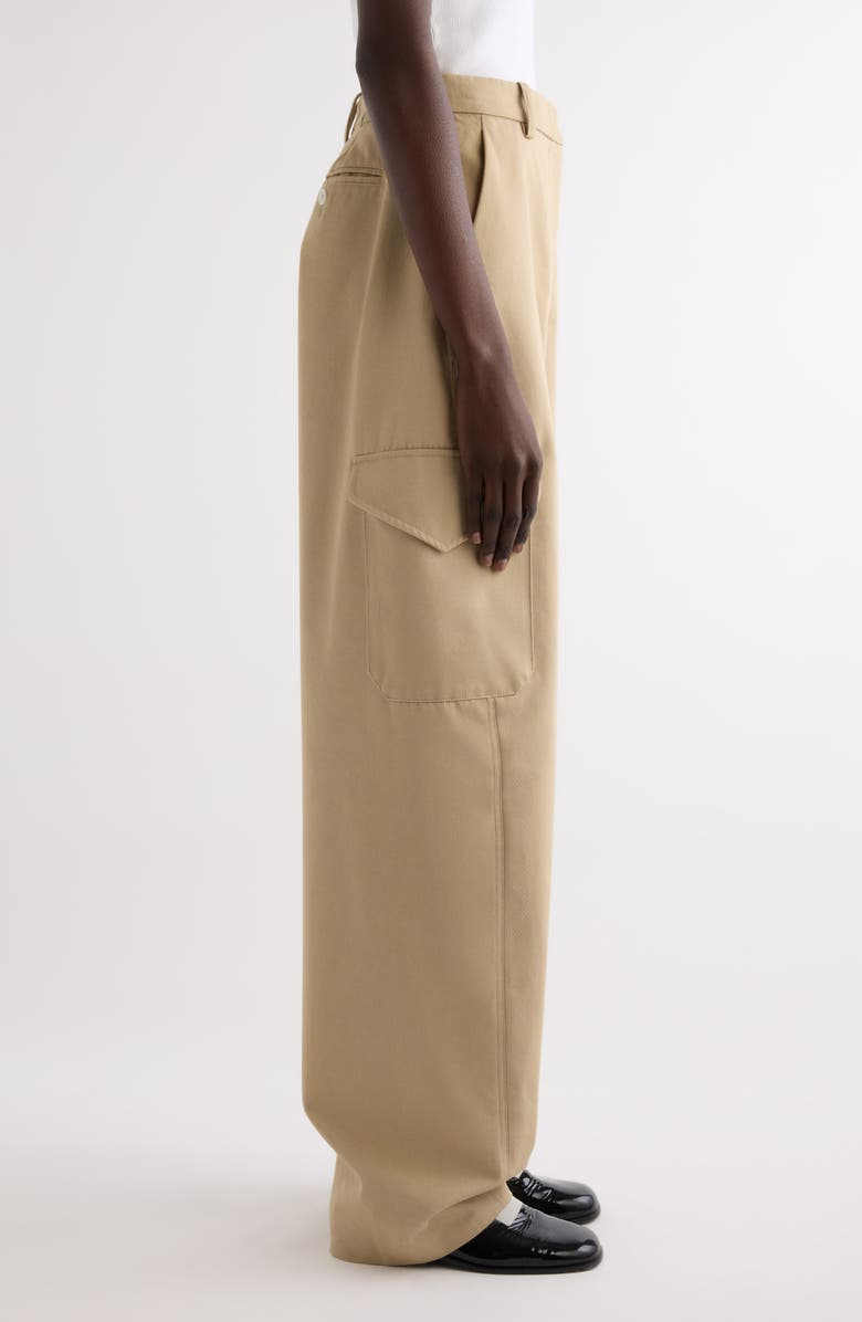 Givenchy Cargo Cocoon Trousers, Alternate, color, Beige