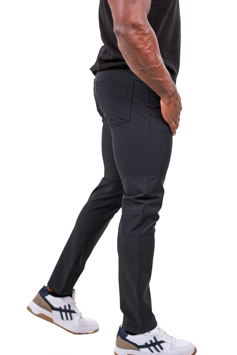 Marthyr Slim Fit Pants, Alternate, color, BLACK