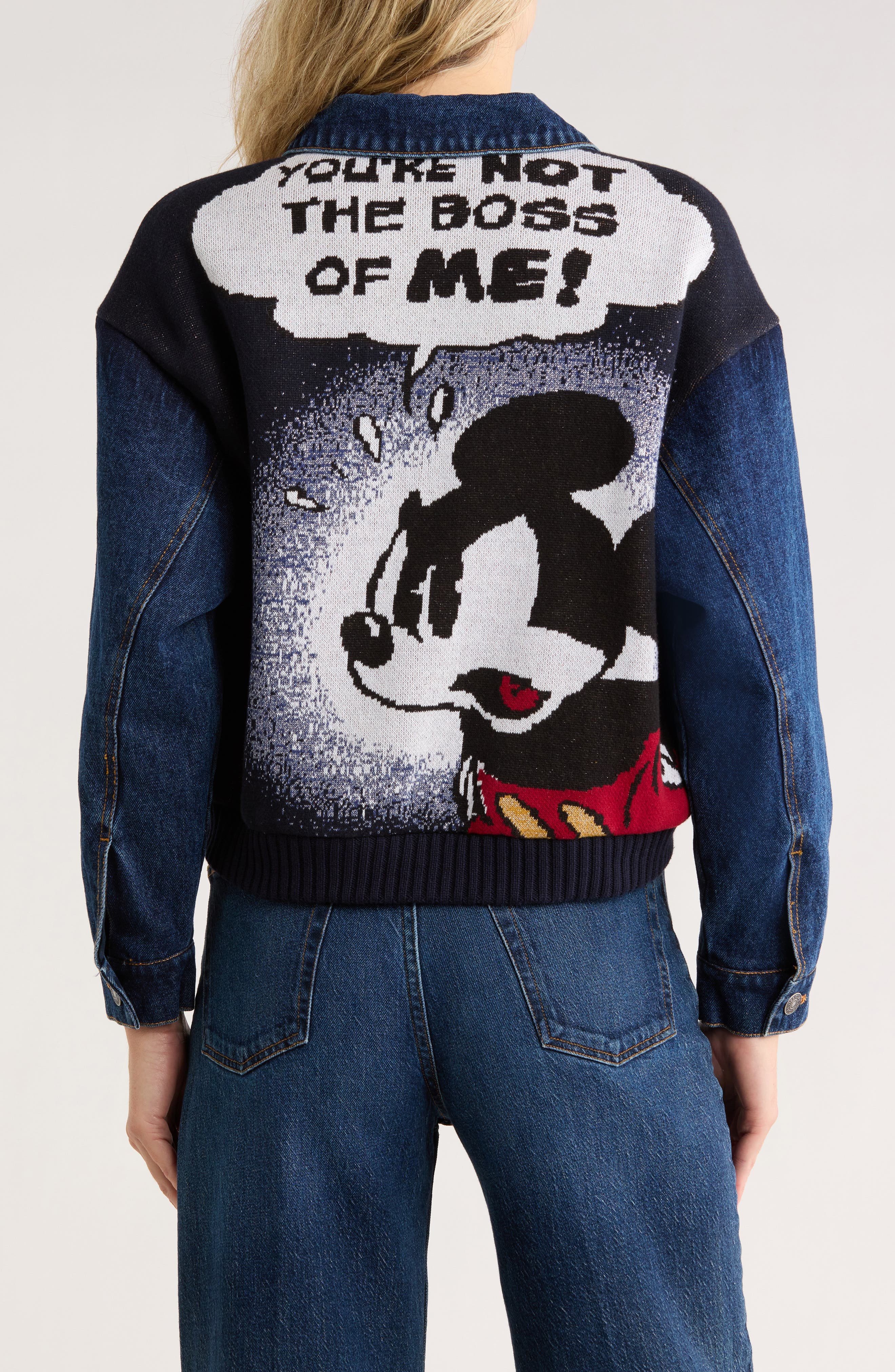 Mickey Mouse Denim Trucker Jacket - image 2
