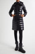 Moncler Moka Quilted Down Long Parka