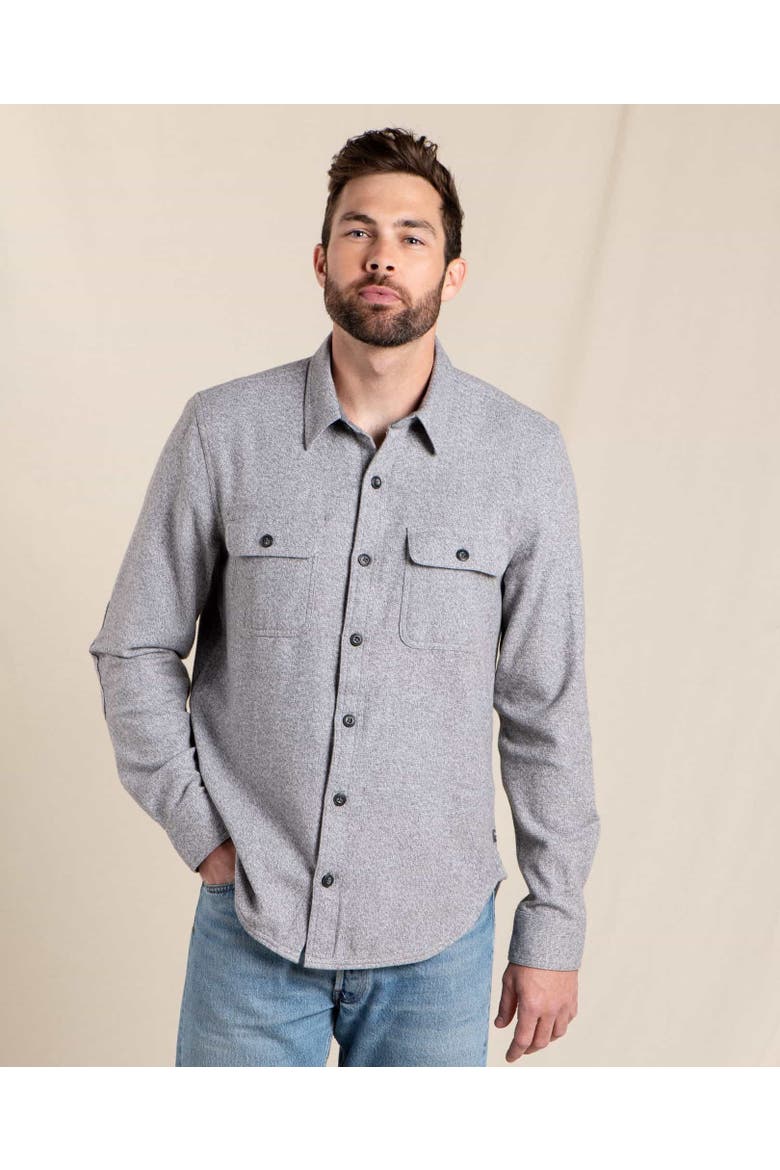 Ranchero Long Sleeve Shirt, Main, color, Smoke