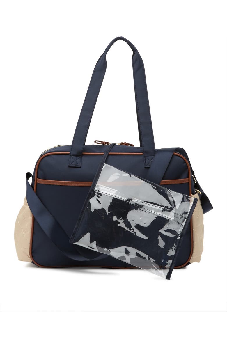 CONFETTI CHILDRENS ACCESSORIES Nicole Miller Satchel Diaper Bag, Alternate, color,