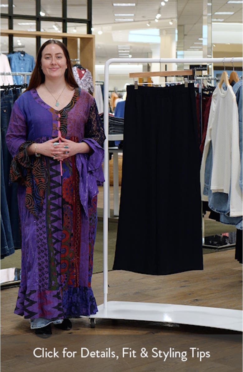 Clark Wide Leg Crepe Pants, sales video thumbnail