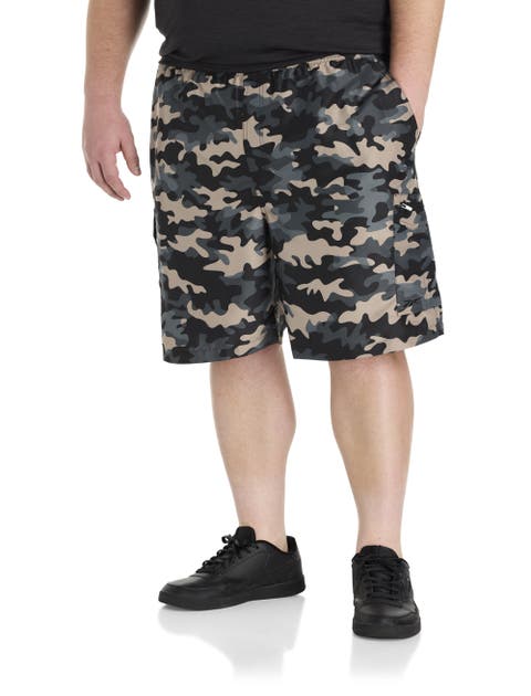 Big & Tall Performance Ripstop Camo Cargo Shorts