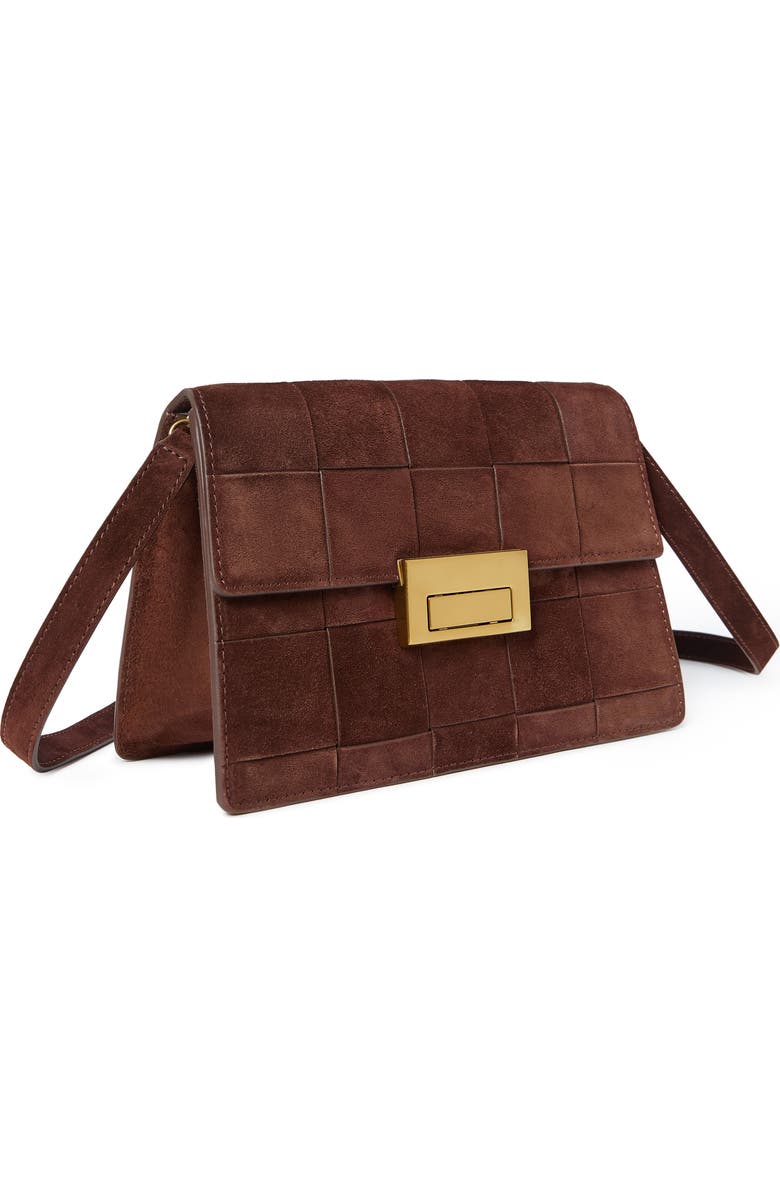 Loeffler Randall Delphine Clutch, Alternate, color, Espresso