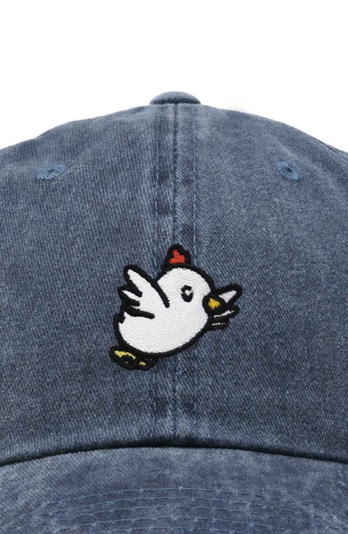 DALIX DALIX CHICKEN EMBROIDERED COTTON CAP