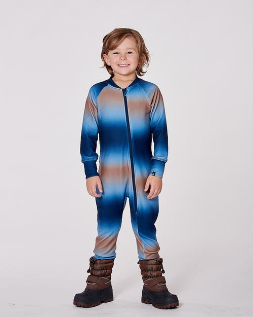 Deux Par Deux Boy One-piece Thermal Underwear In Multi