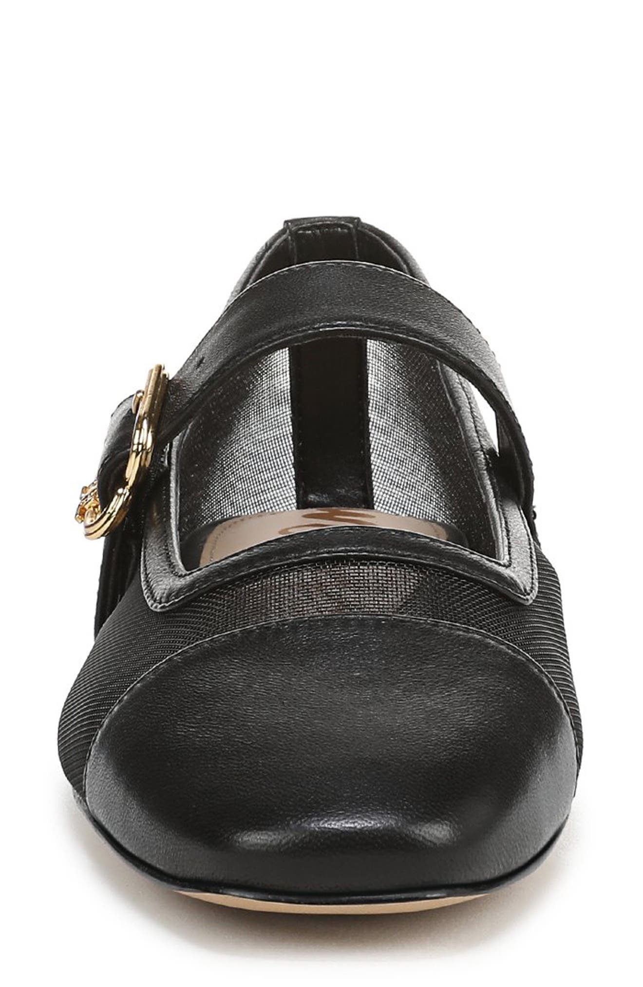 Sam Edelman Miranda Mary Jane Flat, Alternate, color, Black