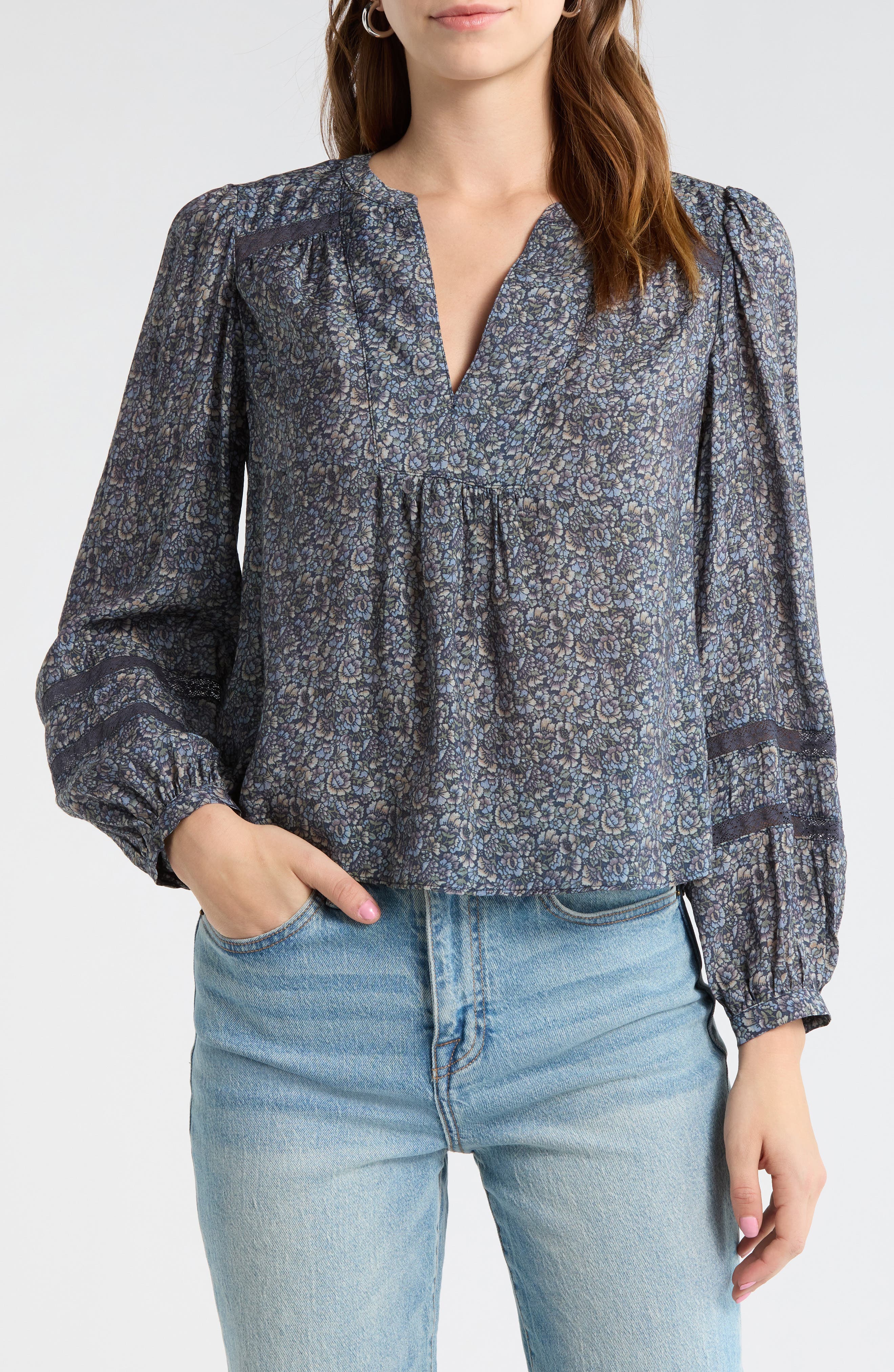 Calgary Print Top
