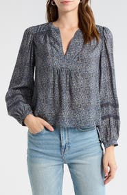 PAIGE Calgary Print Top