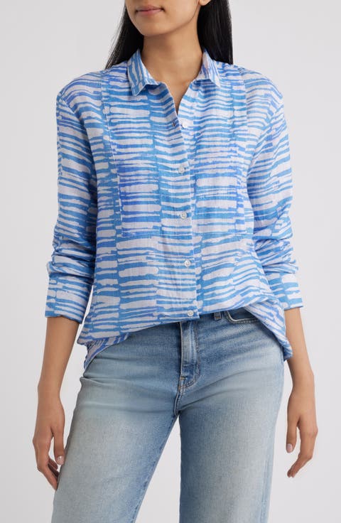 Linen Button-Up Shirt