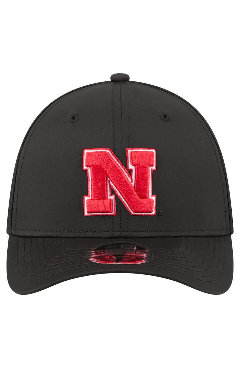 New Era Men's New Era Black Nebraska Huskers 39THIRTY M-Crown Flex Fit Hat, Alternate, color, Black