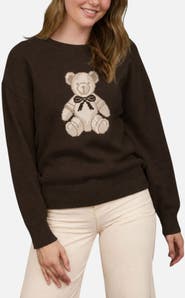Blu Pepper Teddy Bear Pullover Sweater