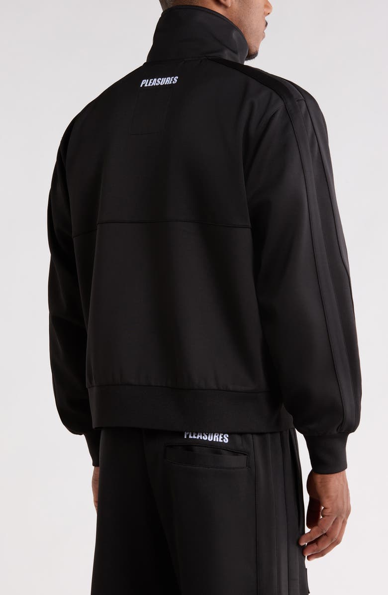 PLEASURES Forever Track Jacket, Alternate, color, Black