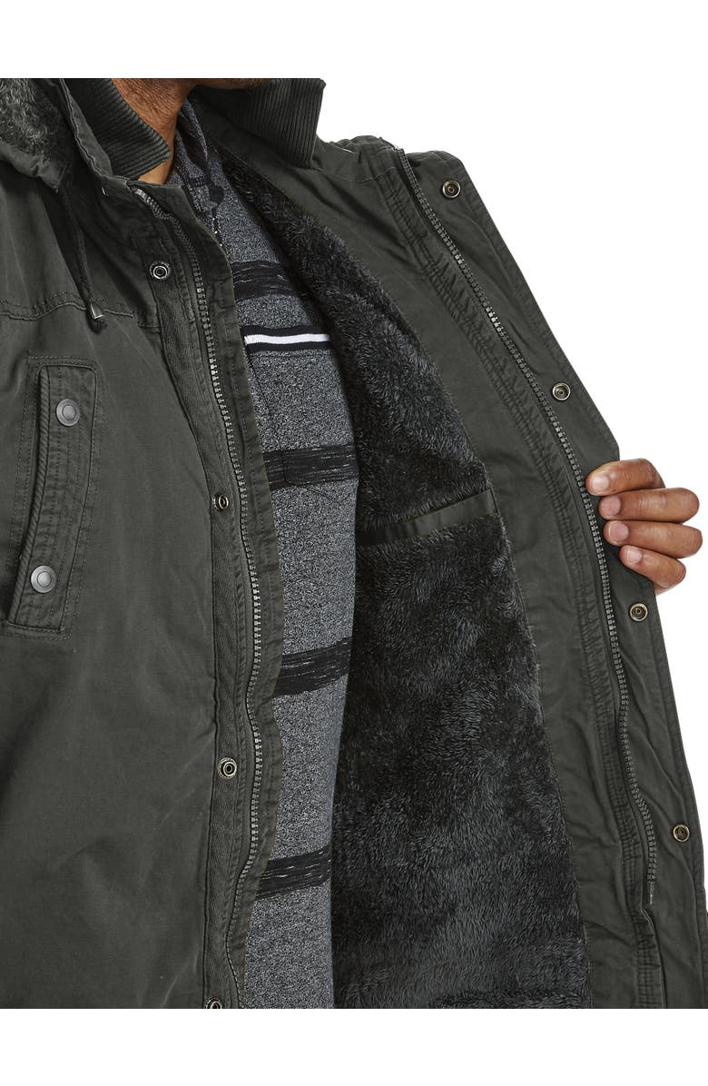 PX Clothing Big & Tall Patch & Welt Jacket, Alternate, color, Charcoal