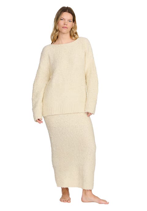 The Midi Skirt- Boucle