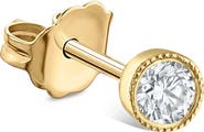 MARIA TASH Scalloped Diamond Stud Earring