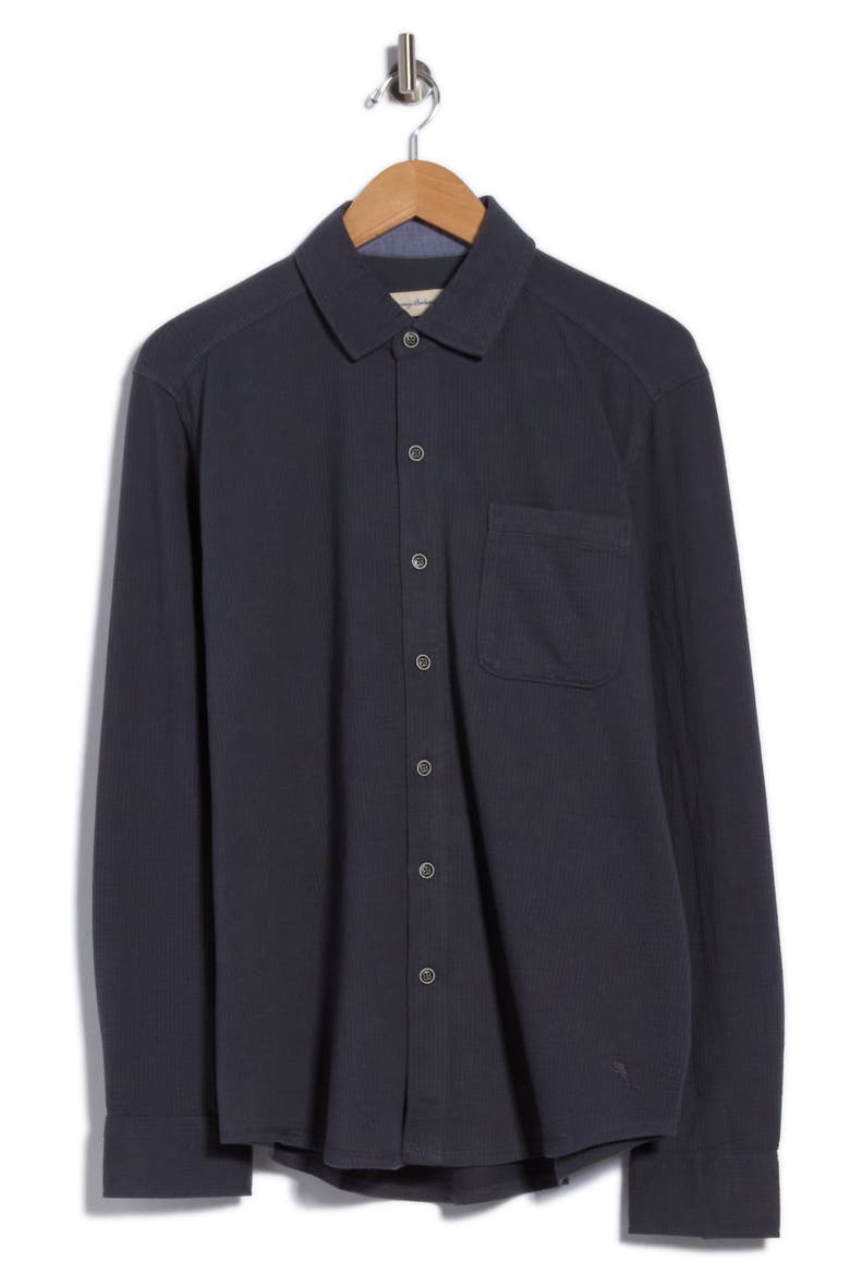 Terra Cove Long Sleeve Button Front Shirt, Main, color, TURBULENCE