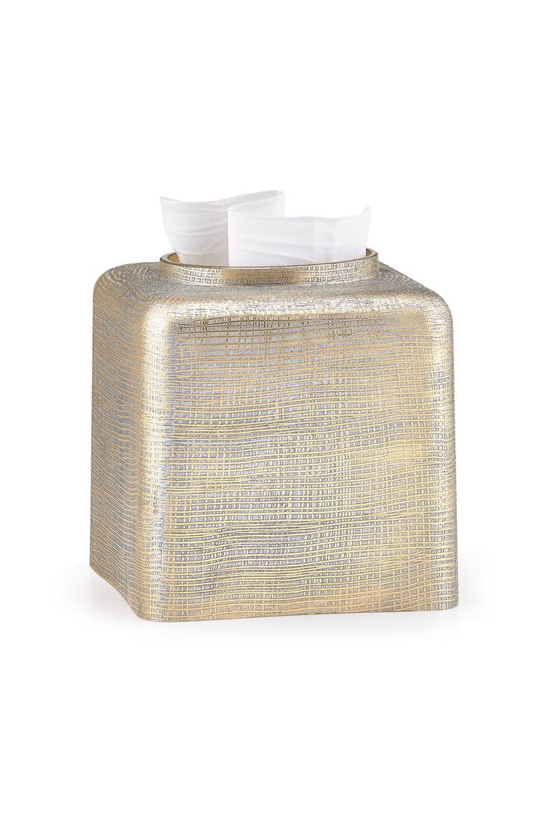 Woven Multi Tissue Cover, Main, color, GOLD/SILVER